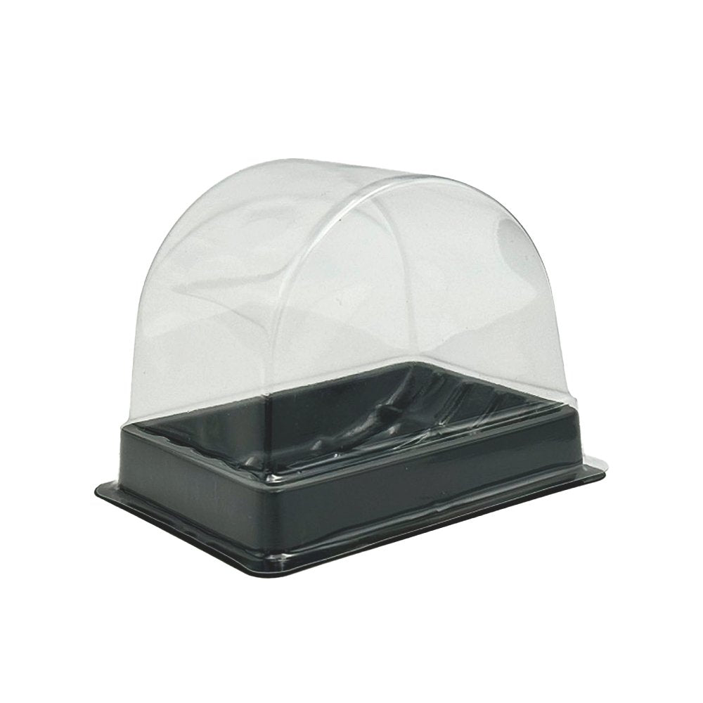 Individual Rectangle Half Moon Shape Container With Lid - TEM IMPORTS™