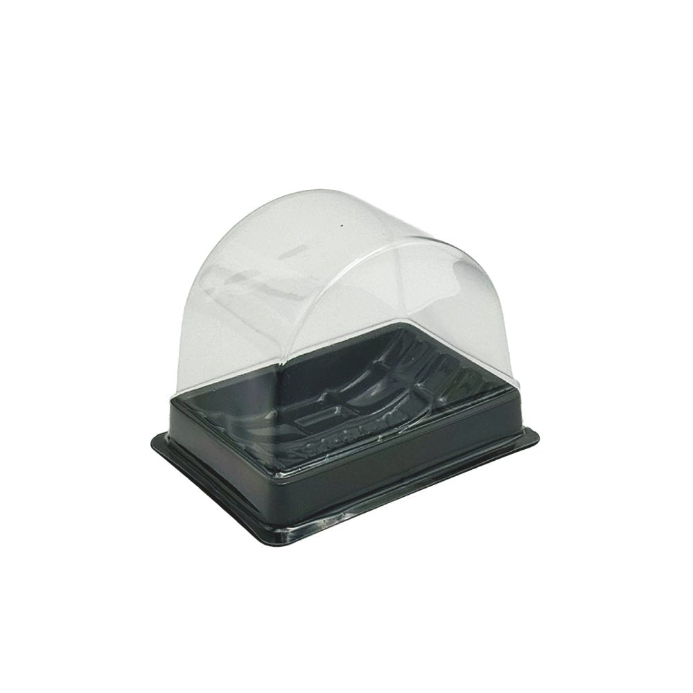 Individual Rectangle Half Moon Shape Container With Lid - TEM IMPORTS™