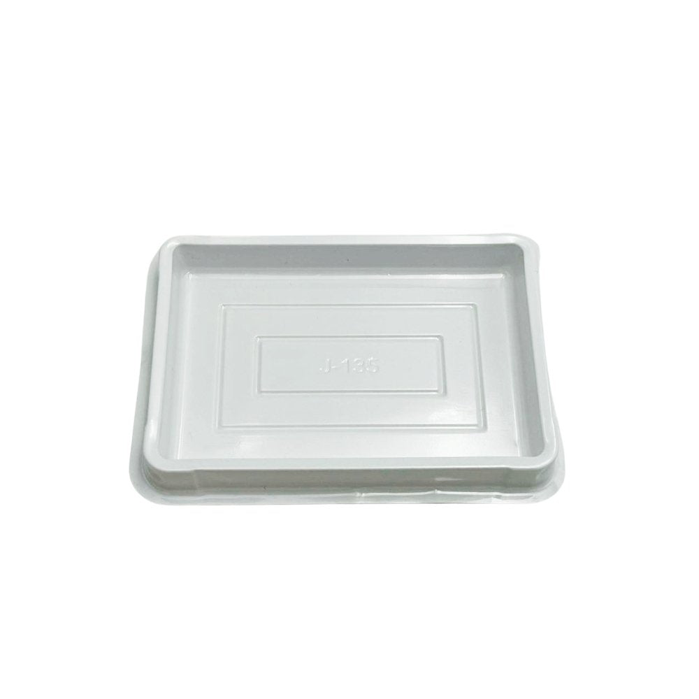 Individual Small White Rectangular Cake Container With Lid - TEM IMPORTS™