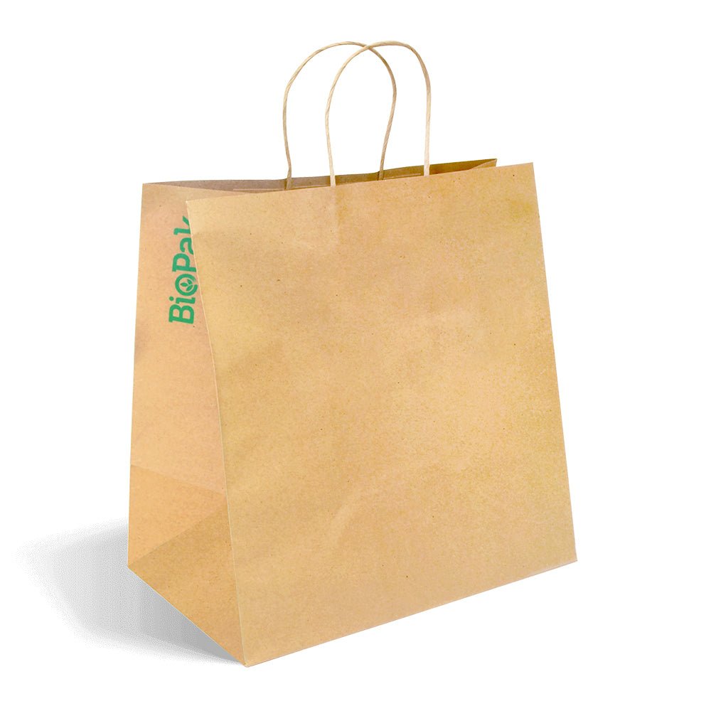 Jumbo Twist Handle Kraft Paper Bags - 150/CTN - TEM IMPORTS™