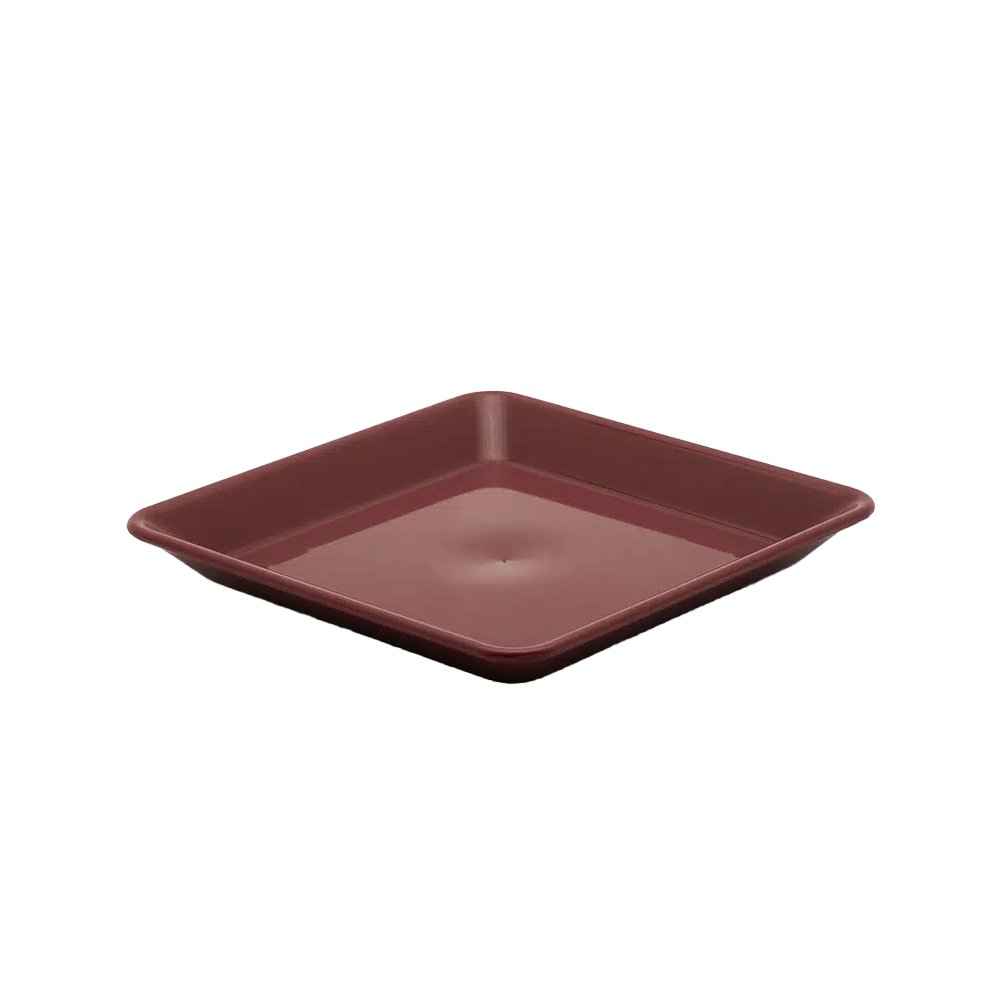 KH Healthcare Square Bread Butter Plate Burgundy #23 (Box 12) - TEM IMPORTS™