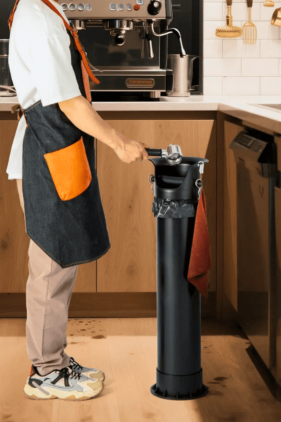 KH Khafe® Vertical Coffee Knock Box – Black - TEM IMPORTS™