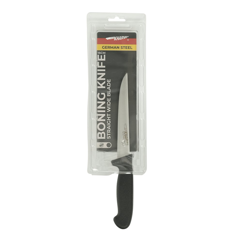 KH Kharve® Boning Knife Straight & Wide Blade 150mm - TEM IMPORTS™