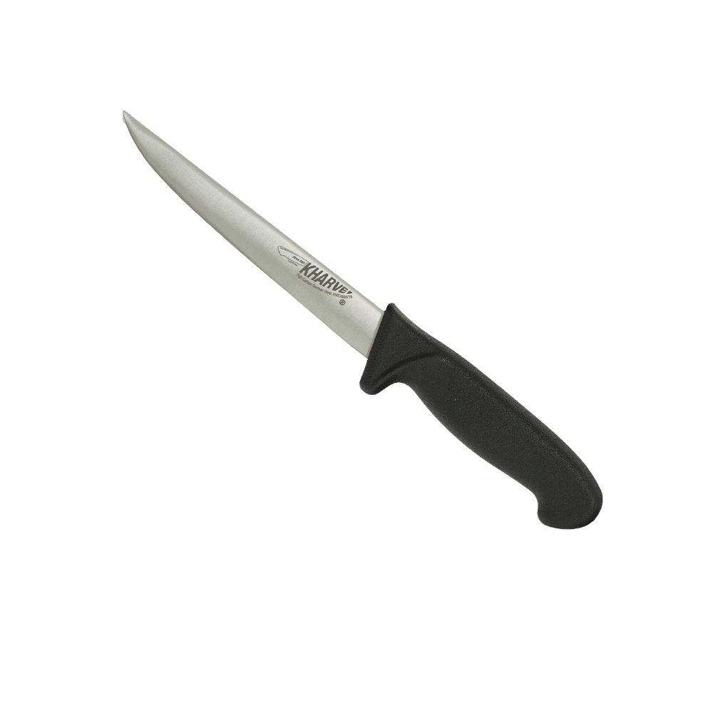 KH Kharve® Boning Knife Straight & Wide Blade 150mm - Black - TEM IMPORTS™