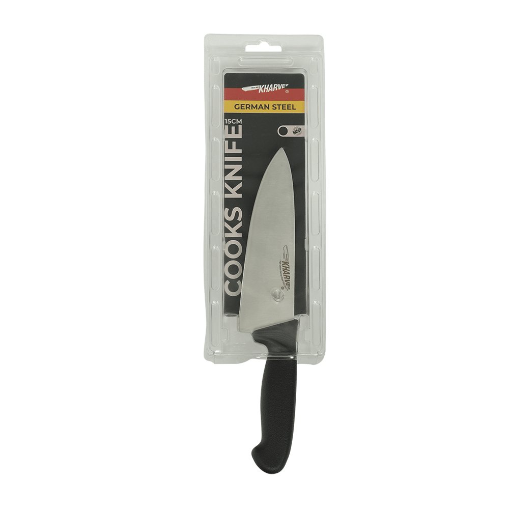 KH Kharve® Cooks Knife 150mm - Black - TEM IMPORTS™