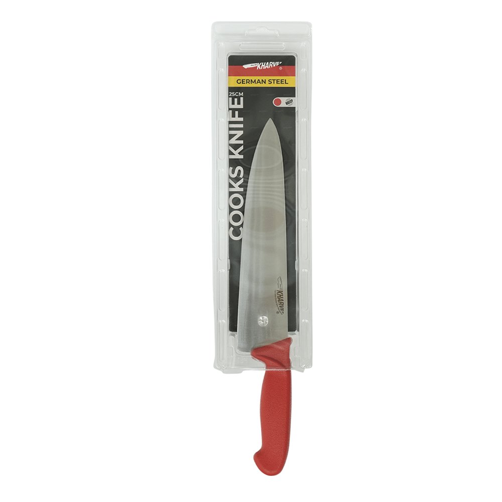 KH Kharve® Cooks Knife 250mm - Red - TEM IMPORTS™