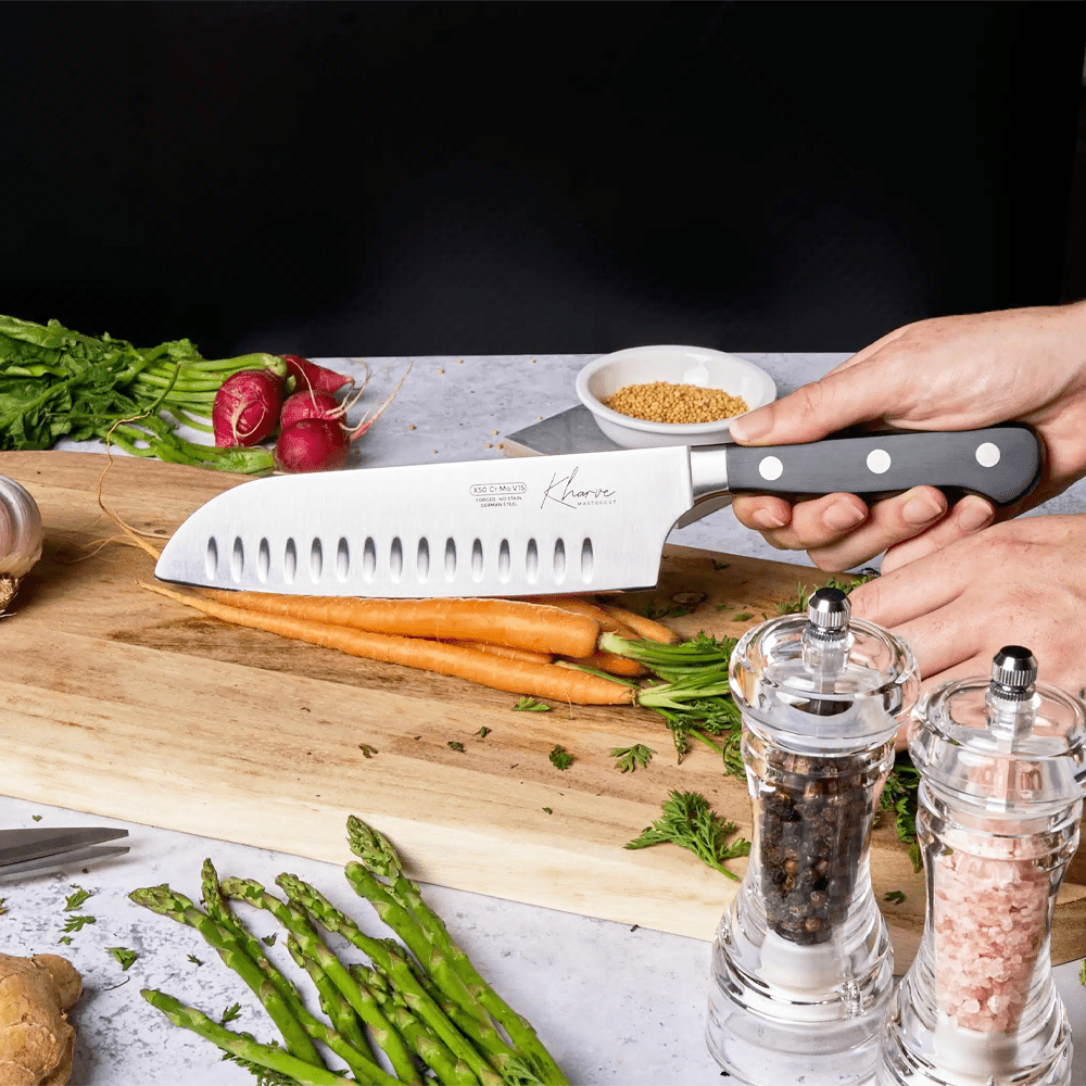 KH Kharve® Master - Cut 18cm Santoku Knife - TEM IMPORTS™