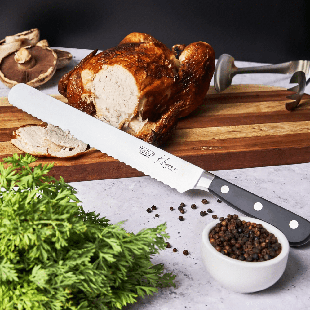 KH Kharve® Master - Cut 25cm Roast Slicer Serrated - TEM IMPORTS™