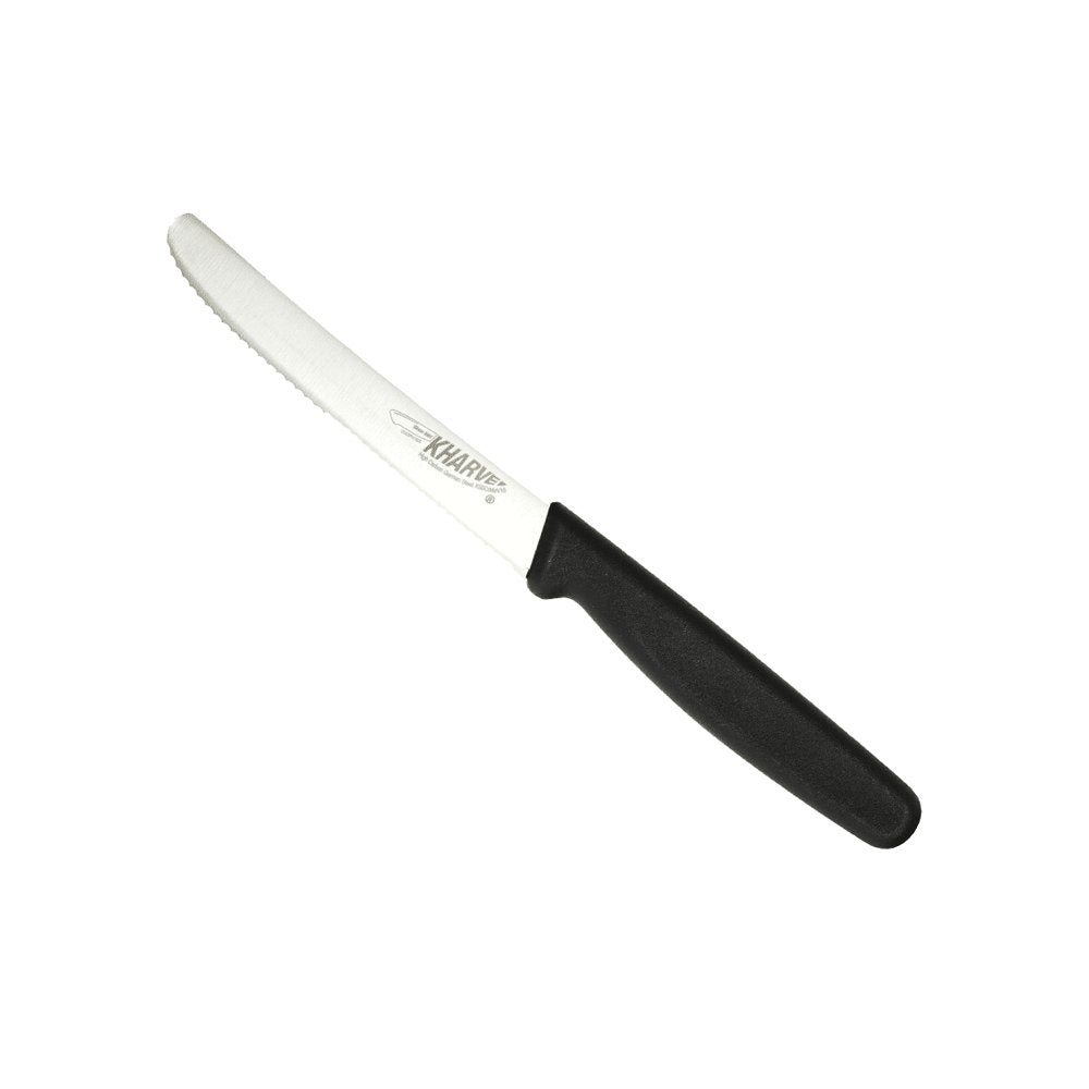 KH Kharve® Utility Knife Serrated 100mm - Black - TEM IMPORTS™