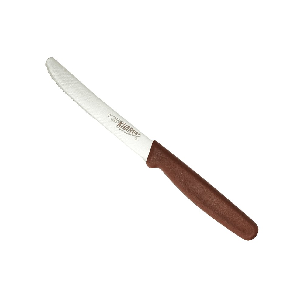 KH Kharve® Utility Knife Serrated 100mm - Brown - TEM IMPORTS™