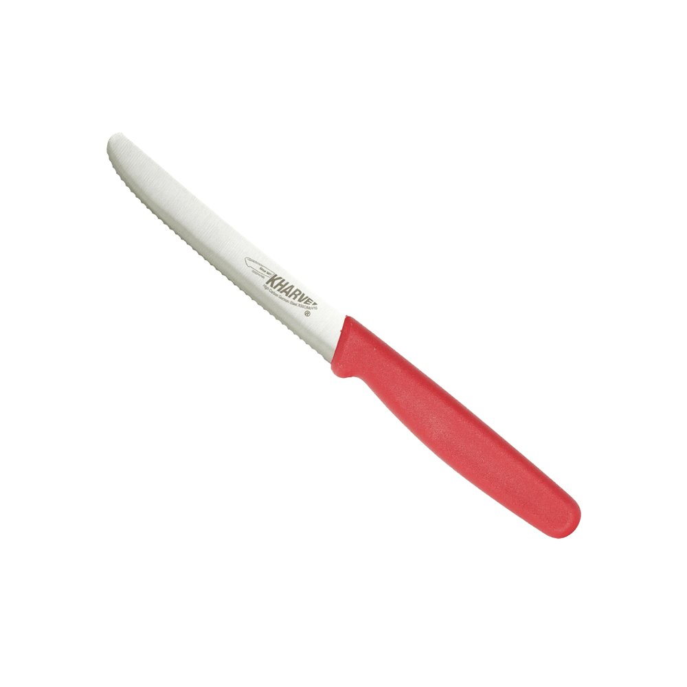 KH Kharve® Utility Knife Serrated 100mm - Red - TEM IMPORTS™