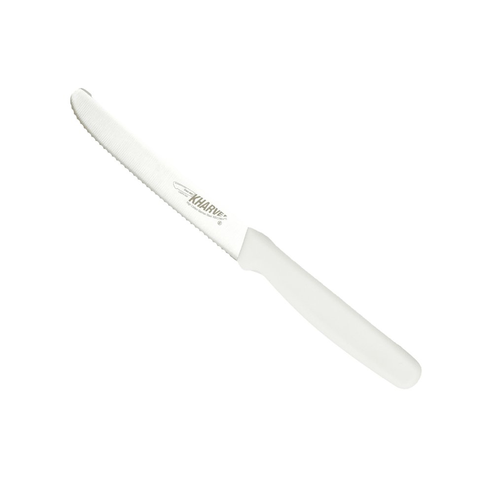 KH Kharve® Utility Knife Serrated 100mm - White - TEM IMPORTS™