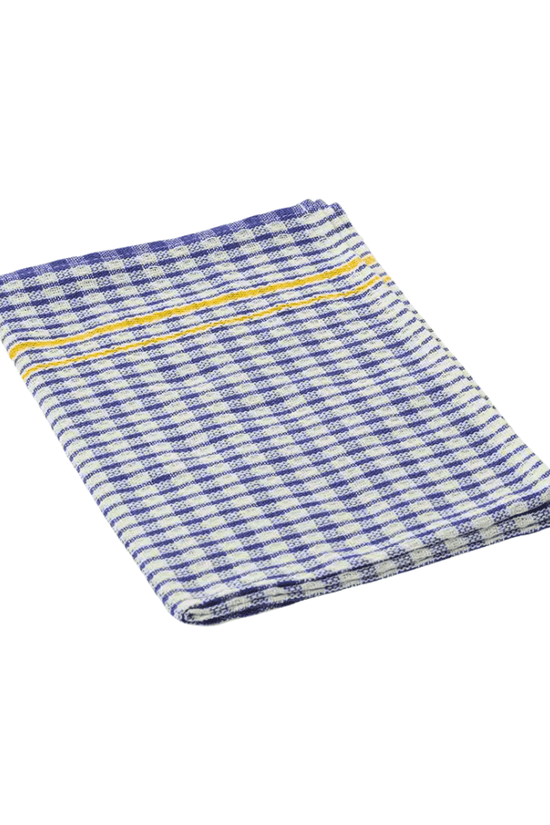 KH Megachef® Checked Teatowel 50cmx70cm - Blue (Pack of 12) - TEM IMPORTS™