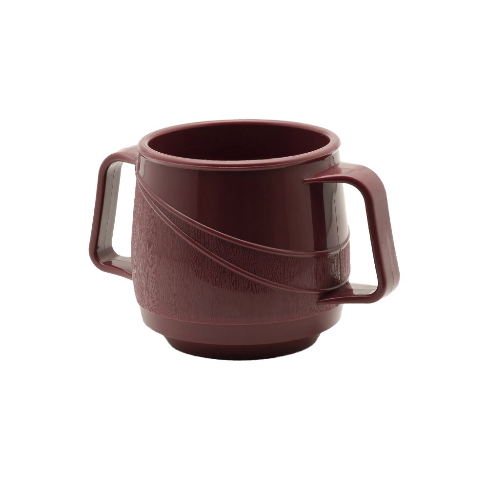 KH Moderne Insulated Double Handle Mug Burgundy 250mL #33 (Box 24) - TEM IMPORTS™