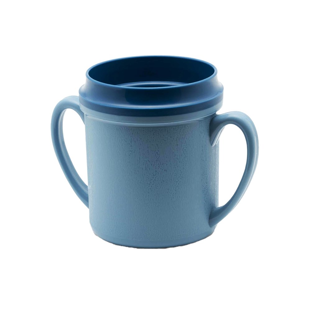 KH Traditional Insulated Double Handle Mug Blue 250mL #13 (Box 24) - TEM IMPORTS™