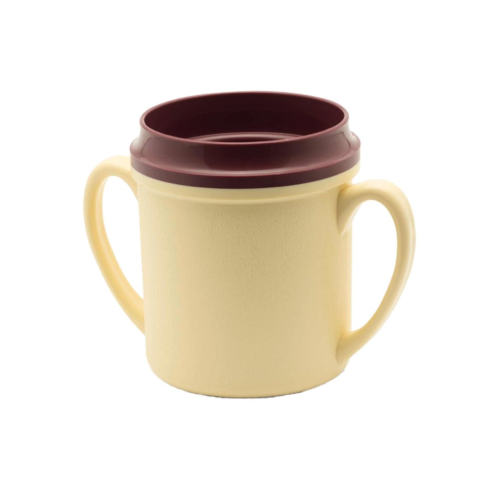 KH Traditional Insulated Double Handle Mug Yellow 250mL #13 (Box 24) - TEM IMPORTS™