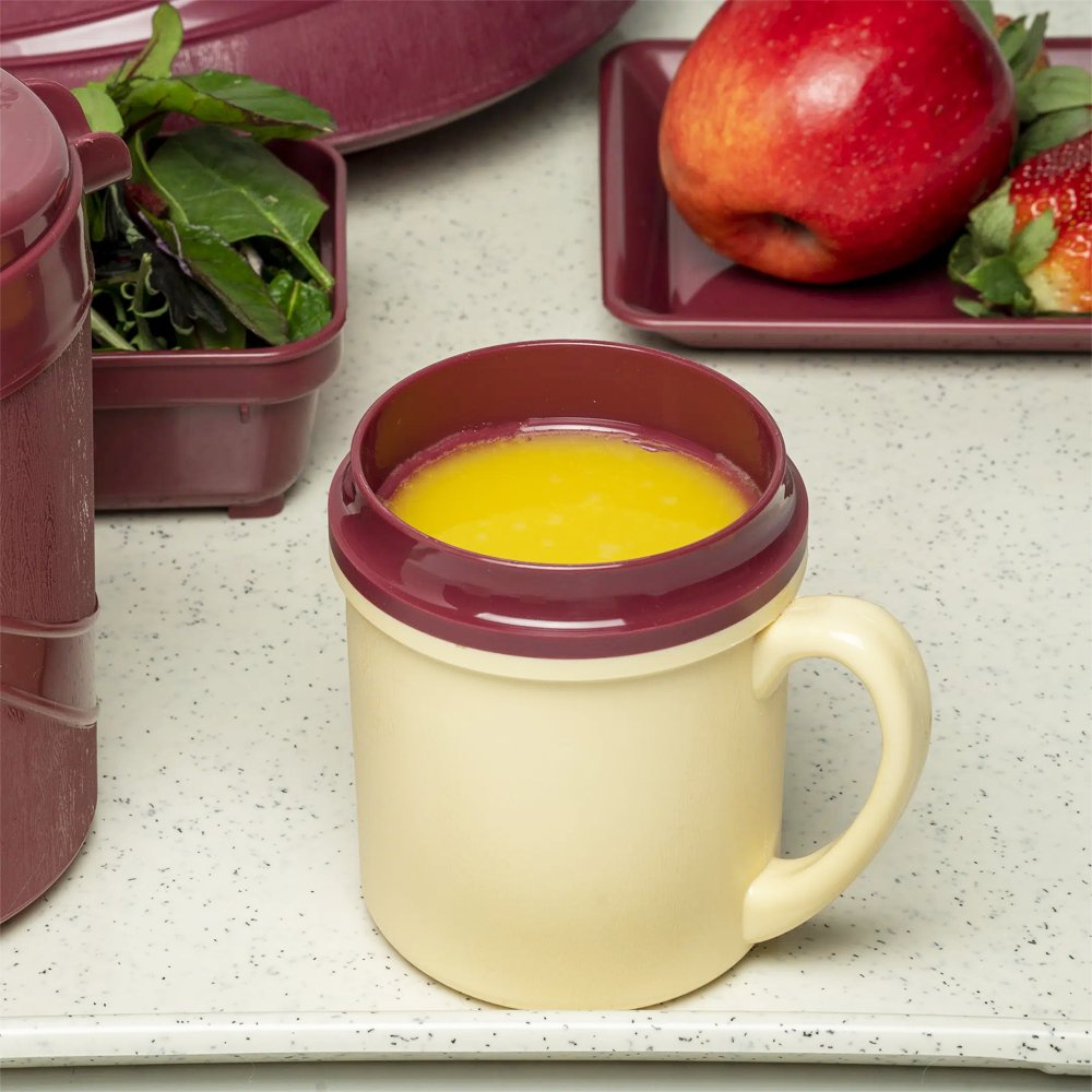 KH Traditional Insulated Single Handle Mug Yellow 250mL #5 (Box 24) - TEM IMPORTS™