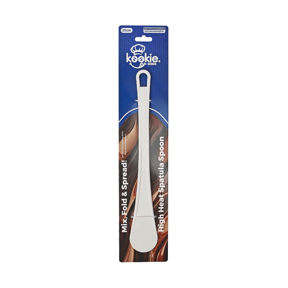 Kookie® High Heat Spatula One - Piece Spoonula - White - TEM IMPORTS™