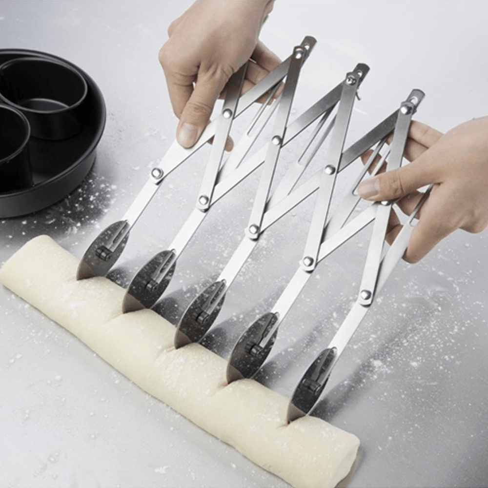 Kookie® Pastry 5 Wheel Dough Cutter - TEM IMPORTS™