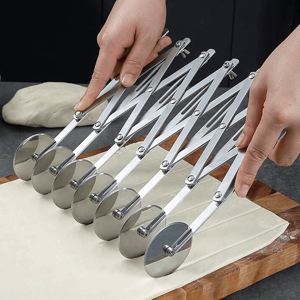 Kookie® Pastry 7 Wheel Dough Cutter - TEM IMPORTS™