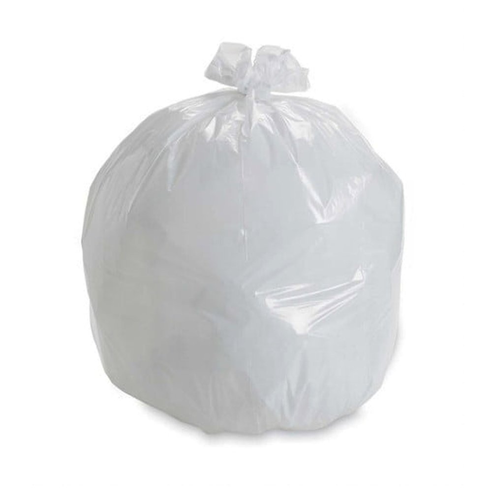 Large 36Ltr Kitchen Office Tidy Bin Liners - White - TEM IMPORTS™