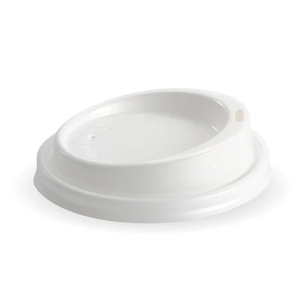 Large (90mm) White PS BioCup Lid - 1000pcs/Ctn - TEM IMPORTS™