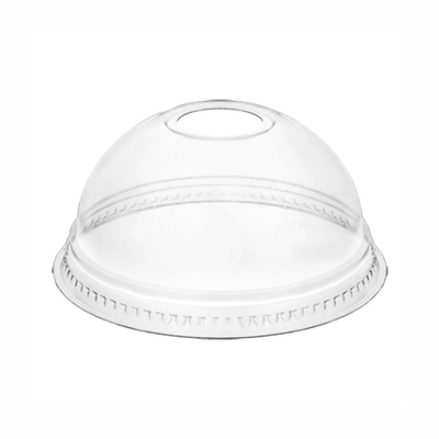 Large 95mm PET Dome Lid Die-Cut Hole – Fits 340–620mL PP Cups - TEM IMPORTS™