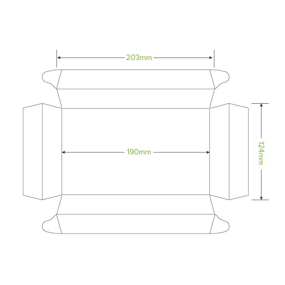 Large BioBoard Sushi Tray - 300/CTN - TEM IMPORTS™