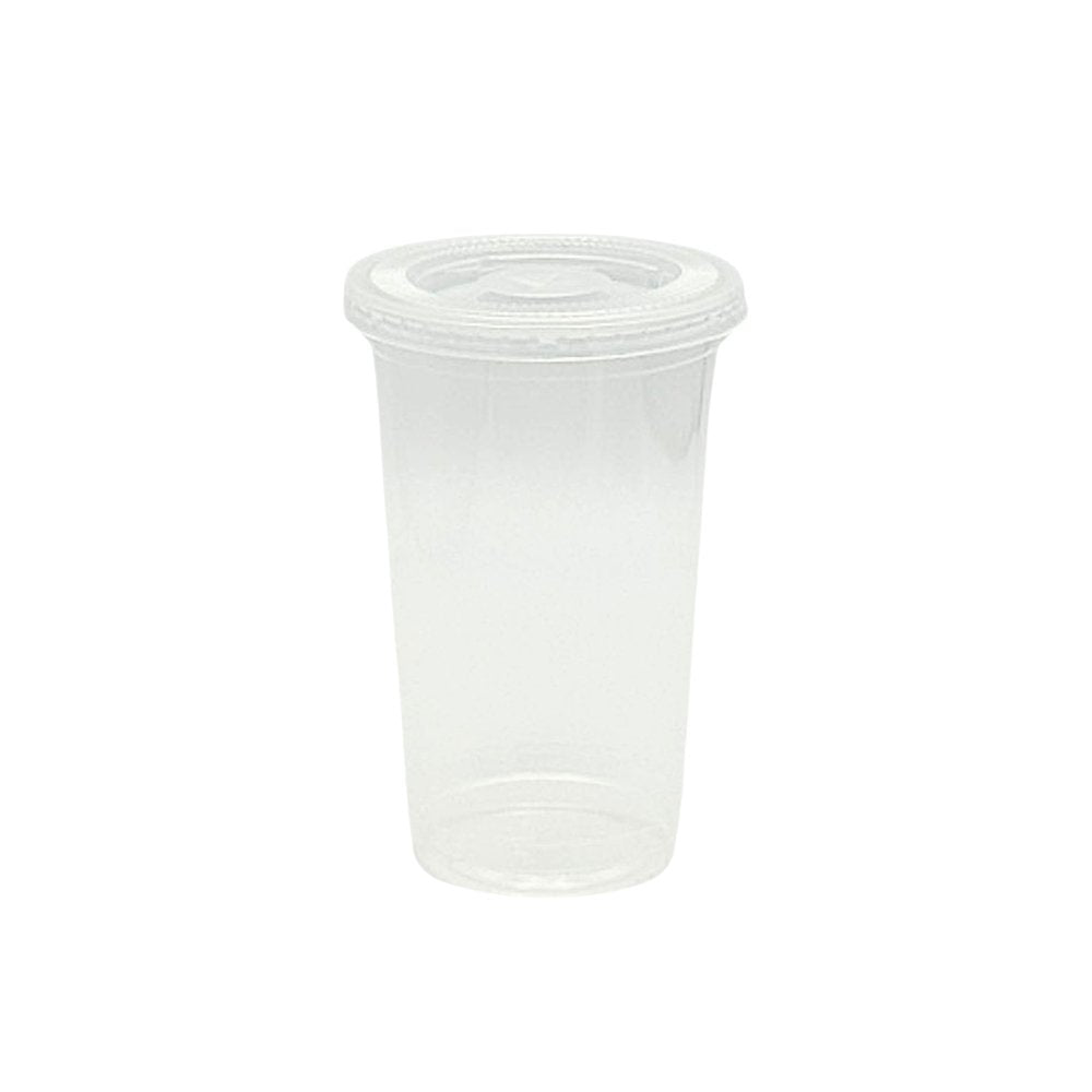 Large (D/95mm) PP Flat Lid X Slot Suit 340 - 620mL PP Cups - TEM IMPORTS™