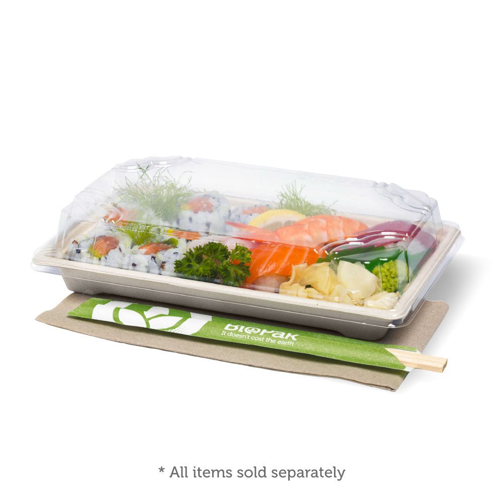 Large PLA Sushi Tray Lid - 600pcs/Ctn - TEM IMPORTS™