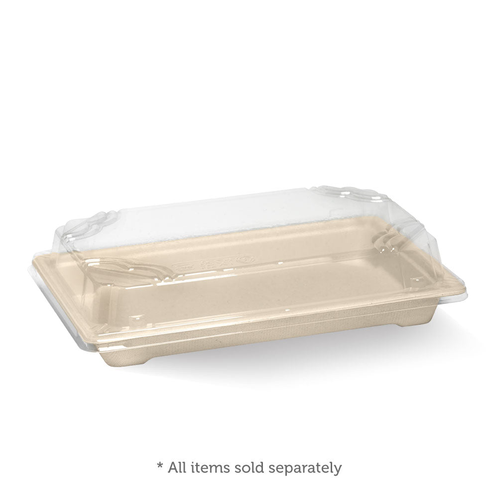 Large PLA Sushi Tray Lid - 600pcs/Ctn - TEM IMPORTS™