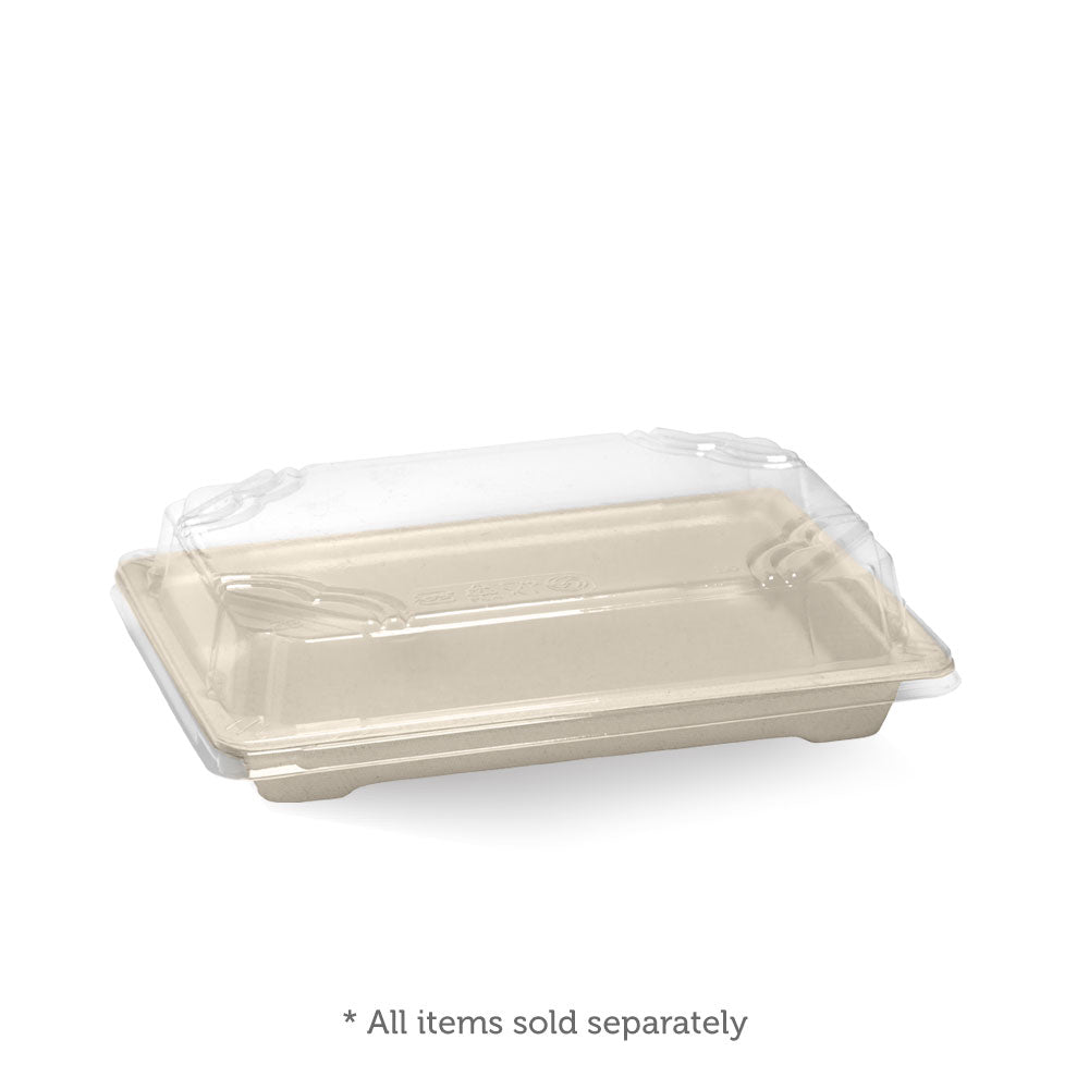 Medium PLA Sushi Tray Lid - 600pcs/Ctn - TEM IMPORTS™