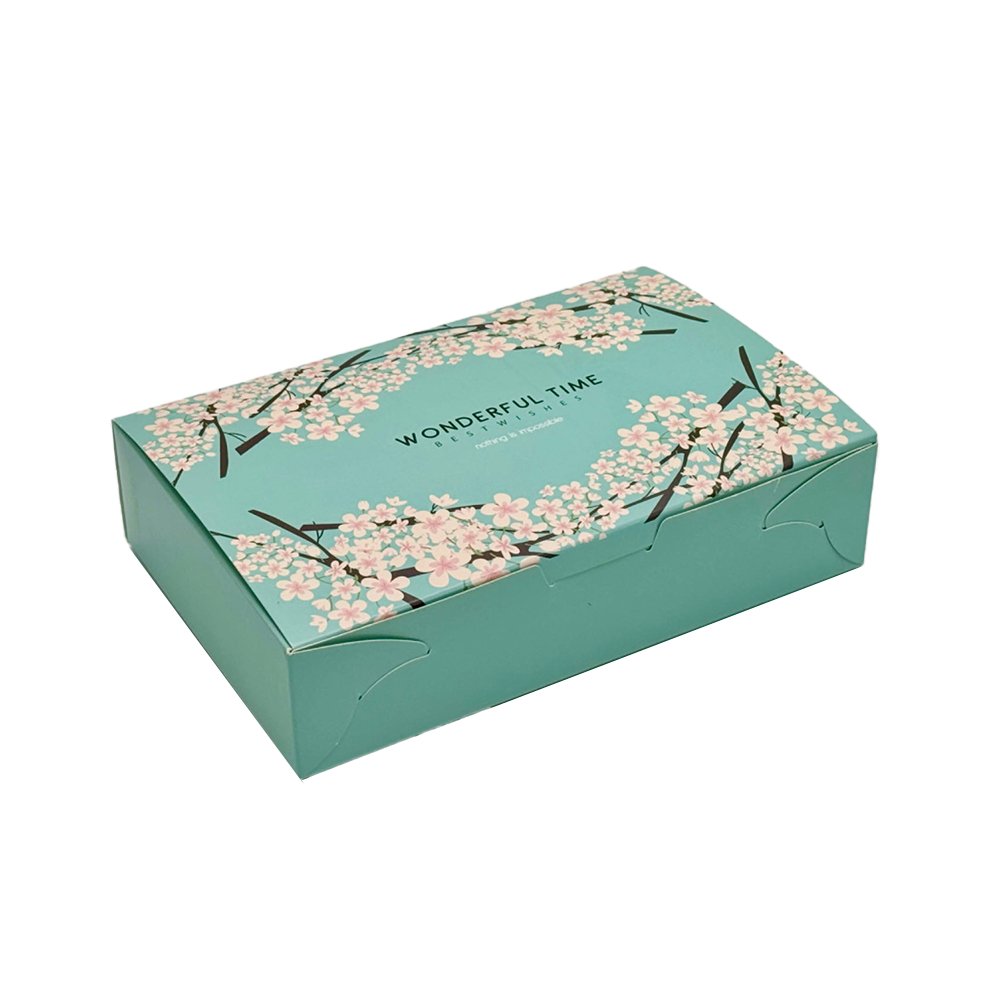 Medium Rectangular Printed Paper Box - Blossom - TEM IMPORTS™