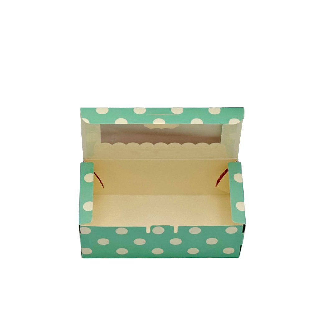 Mini Rectangular Printed Paper Box Window - Happy Day Theme - TEM IMPORTS™