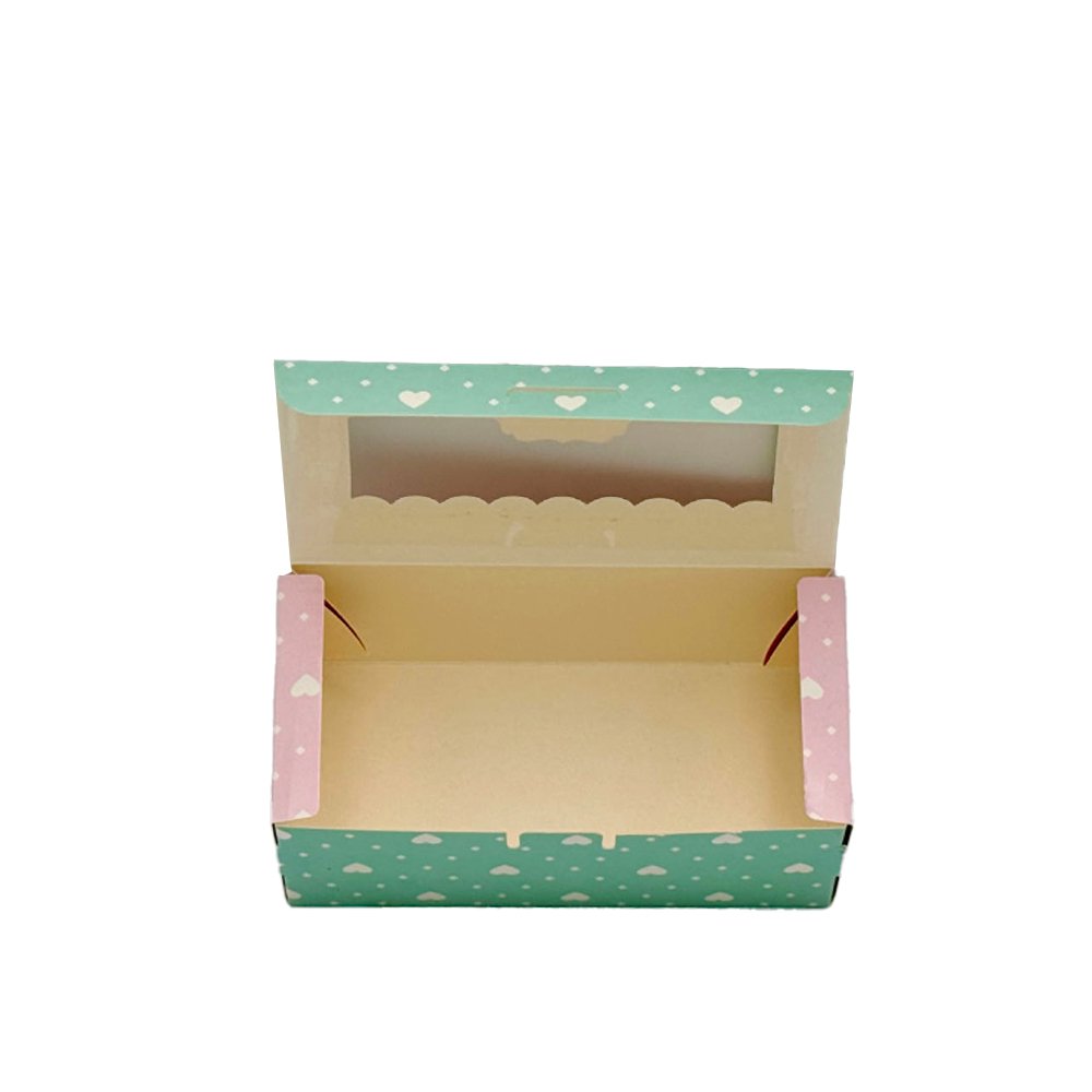 Mini Rectangular Printed Paper Box Window - Paris Theme - TEM IMPORTS™