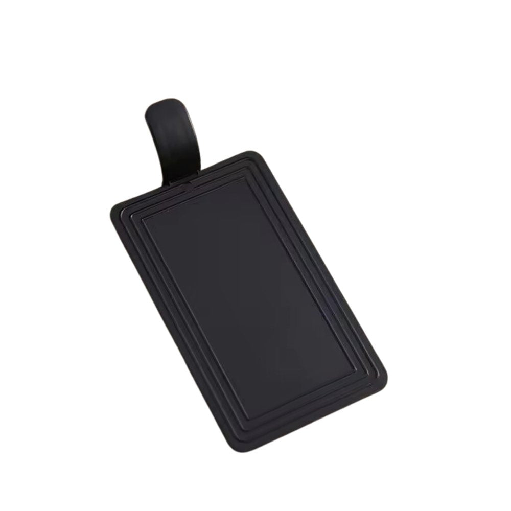 Mini Reusable Black Acrylic Rectangular Cake Board - TEM IMPORTS™