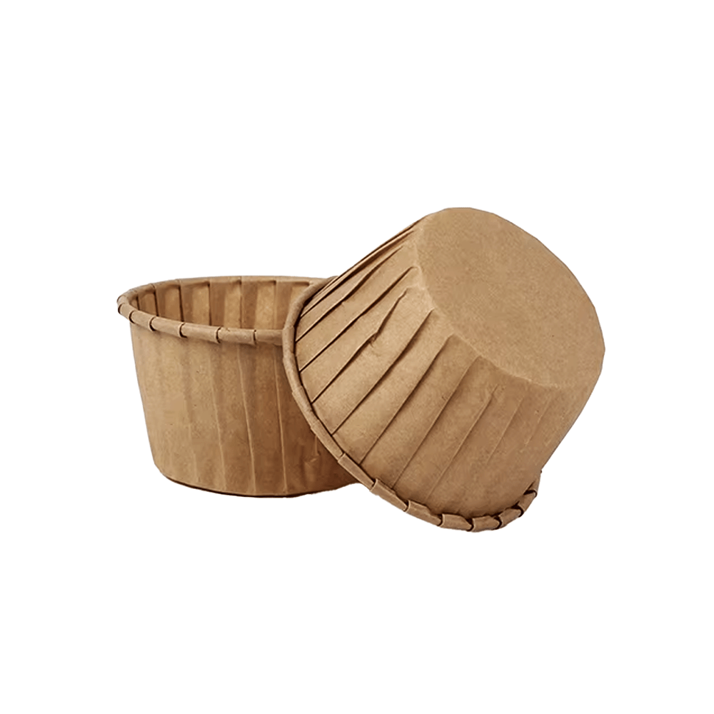 Natural Kraft Baking Paper Cup - B50xH39 - TEM IMPORTS™