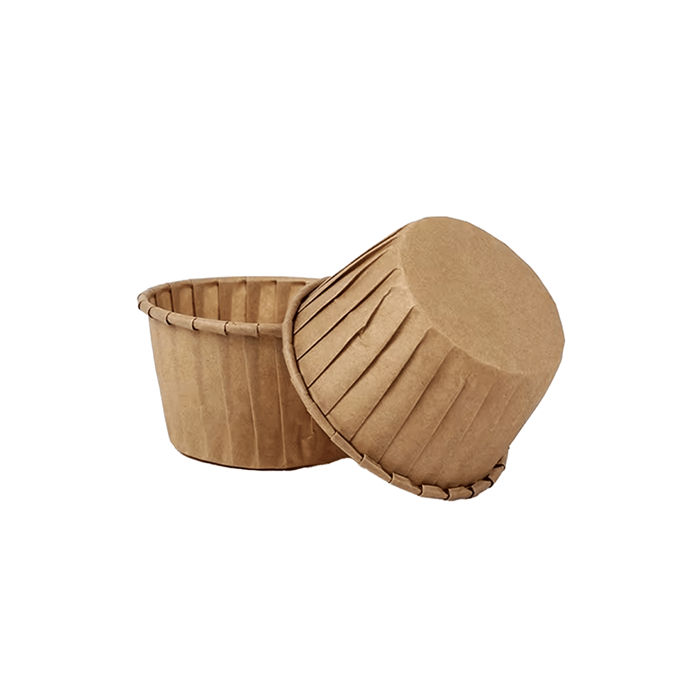 Natural Kraft Baking Paper Cup - B44xH35 - TEM IMPORTS™