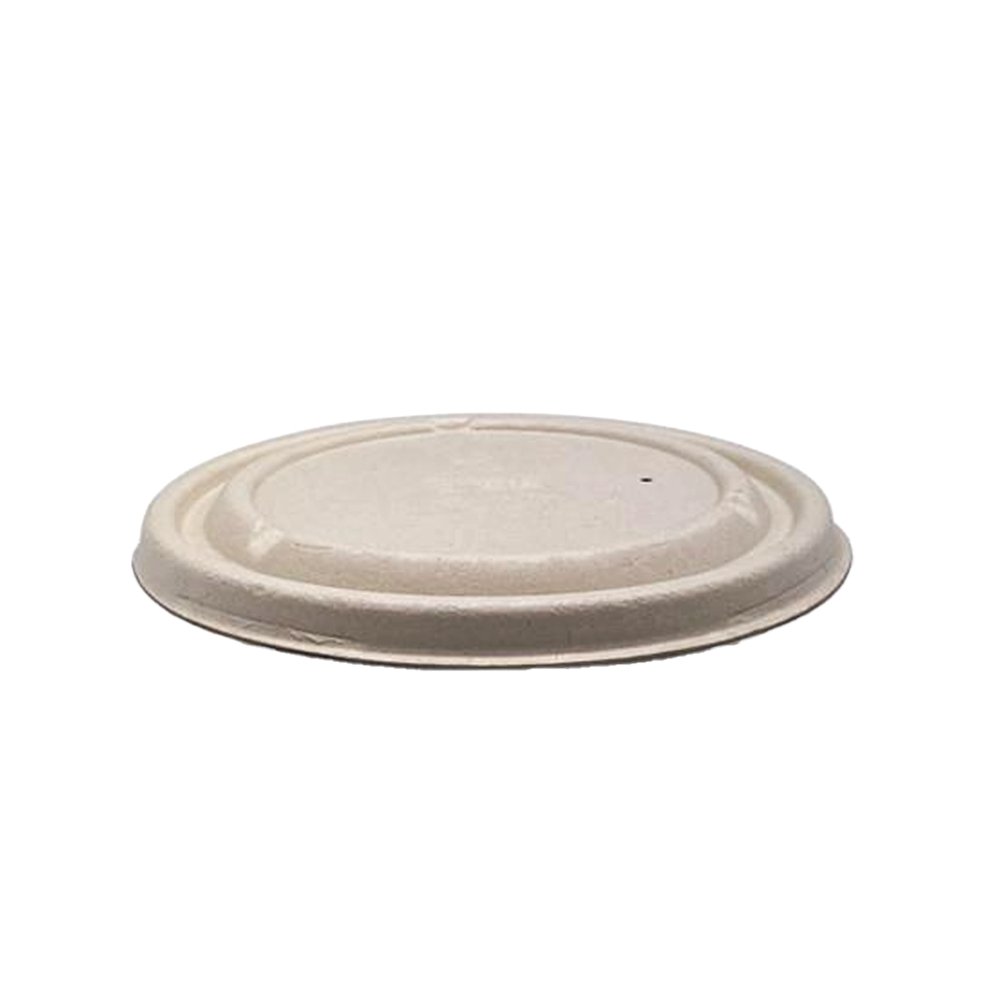 Natural Sugarcane Lid For Sugarcane Bowls 1250 - 1500mL - TEM IMPORTS™