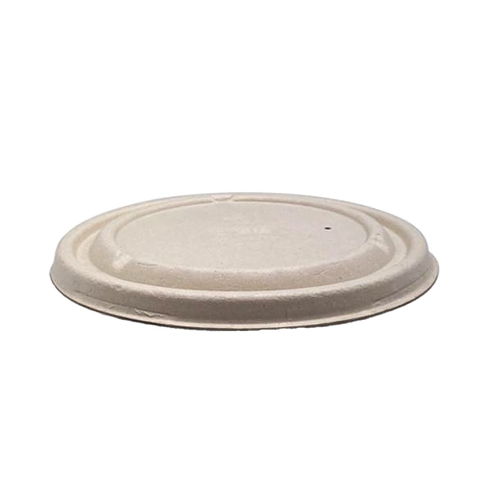 Natural Sugarcane Lid For Sugarcane Bowls 2000 - 2500mL - TEM IMPORTS™