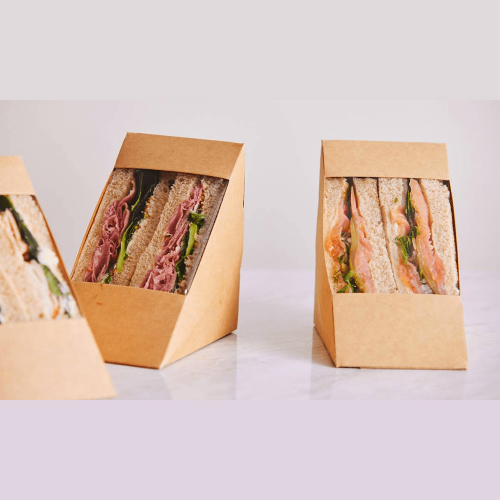 Paper Sandwich Wedge With Window - 200/CTN - TEM IMPORTS™