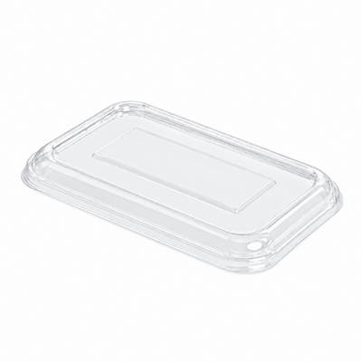 PET Lid for Sugarcane Rectangular 750 - 1300mL (Carton of 500) - TEM IMPORTS™