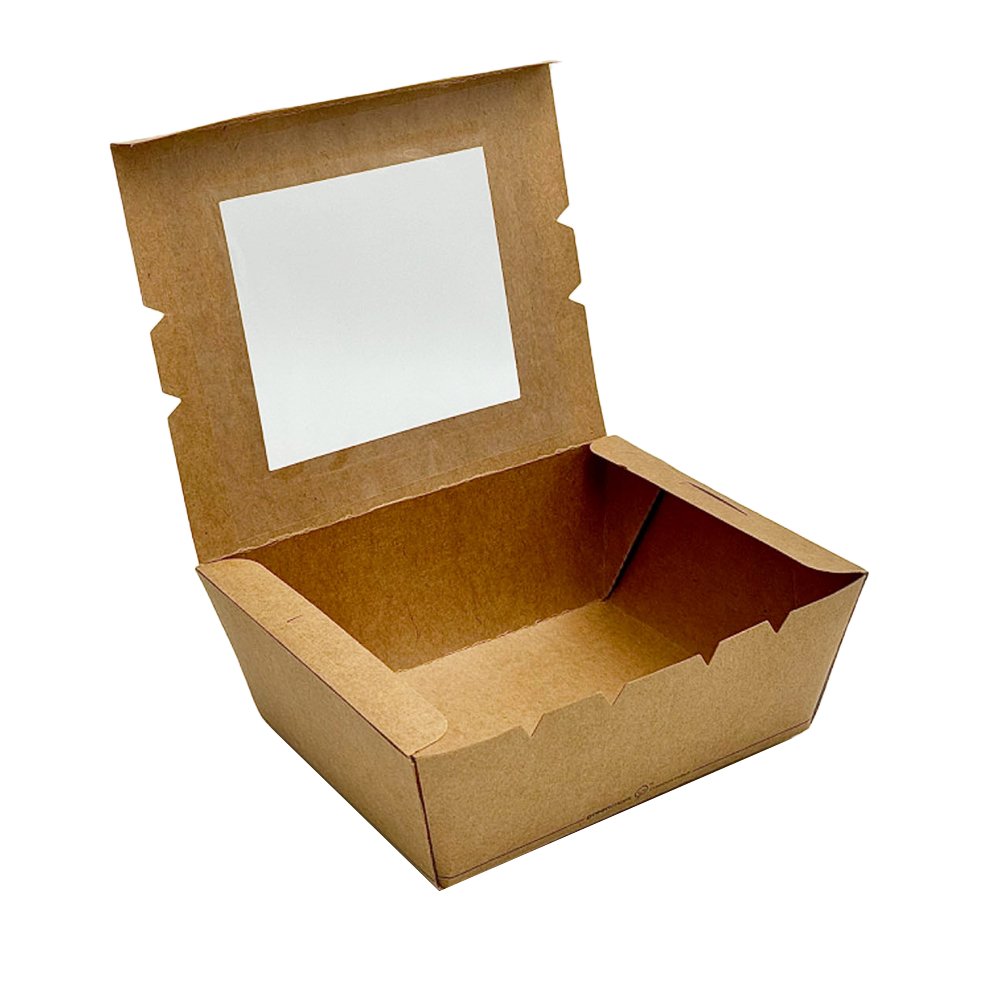 PLA Coated Medium Lunch Box With PLA Window - TEM IMPORTS™