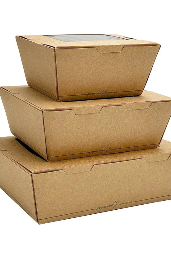 PLA Coated Small Lunch Box With PLA Window - TEM IMPORTS™