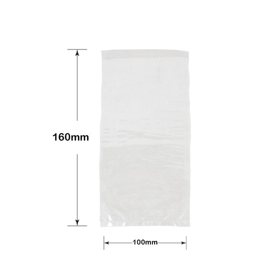 Polypropylene Bag - 160mm x 100mm - Clear - TEM IMPORTS™
