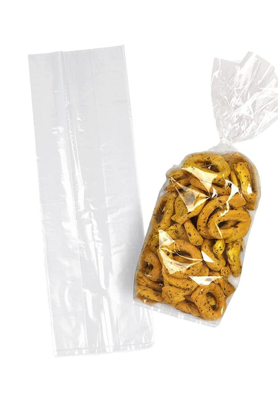 Polypropylene Gusseted Bag - 200mm x 100mm - Clear - TEM IMPORTS™