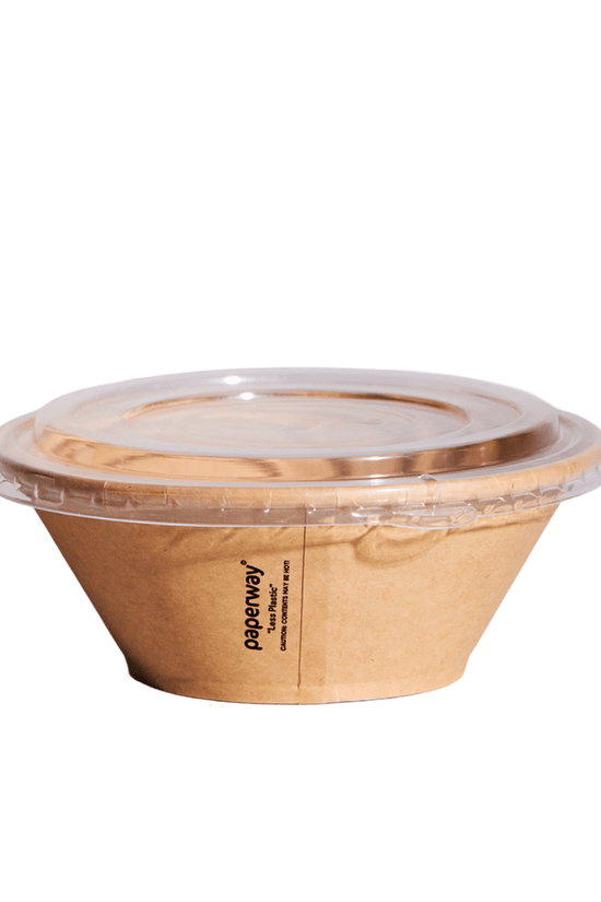 PP Flat Lid To Suit Paperway™ Deluxa 1300mL Bowl - TEM IMPORTS™