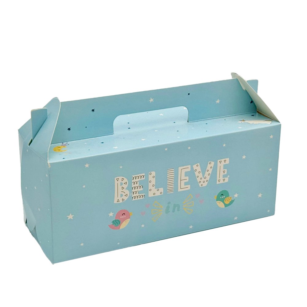 Printed Paper Cake Box Handle With Cupcake Tray - Dream Big Theme - TEM IMPORTS™