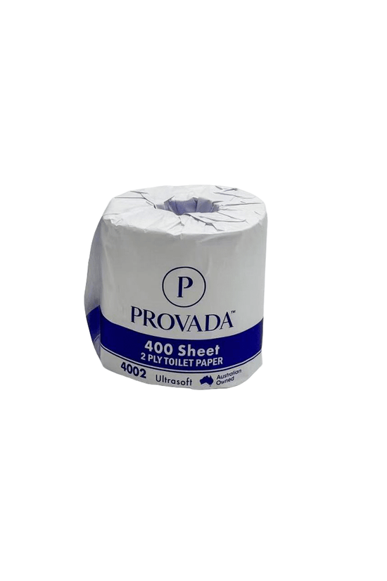 Provada 2-Ply 400 Sheets Toilet Tissue Soft White - 48Rolls/Carton - TEM IMPORTS™