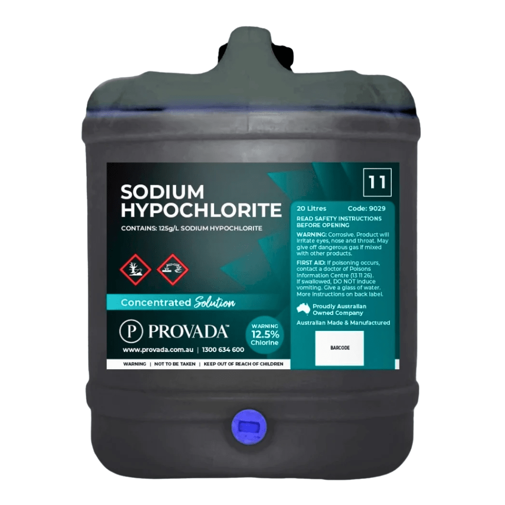 Provada 20L (Drum) Sodium Hypochlorite Strong Bleach 12.5% - TEM IMPORTS™